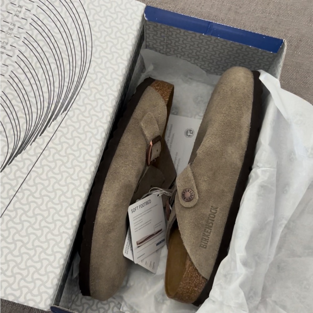 Taupe Birkenstocks
